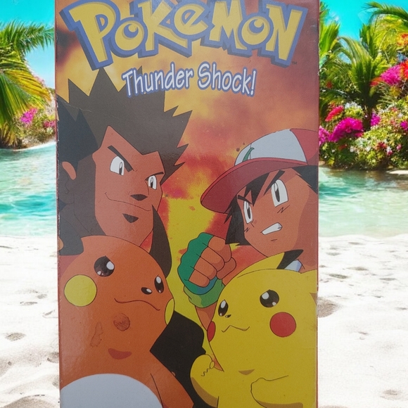 VHS Pokemon Thunder Shock pikachu vs raichu Movie vintage 1997 - Picture 2 of 3